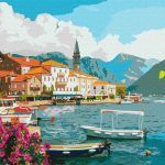 Picturi pe numere cu Peisaje - Vara în Golful Kotor