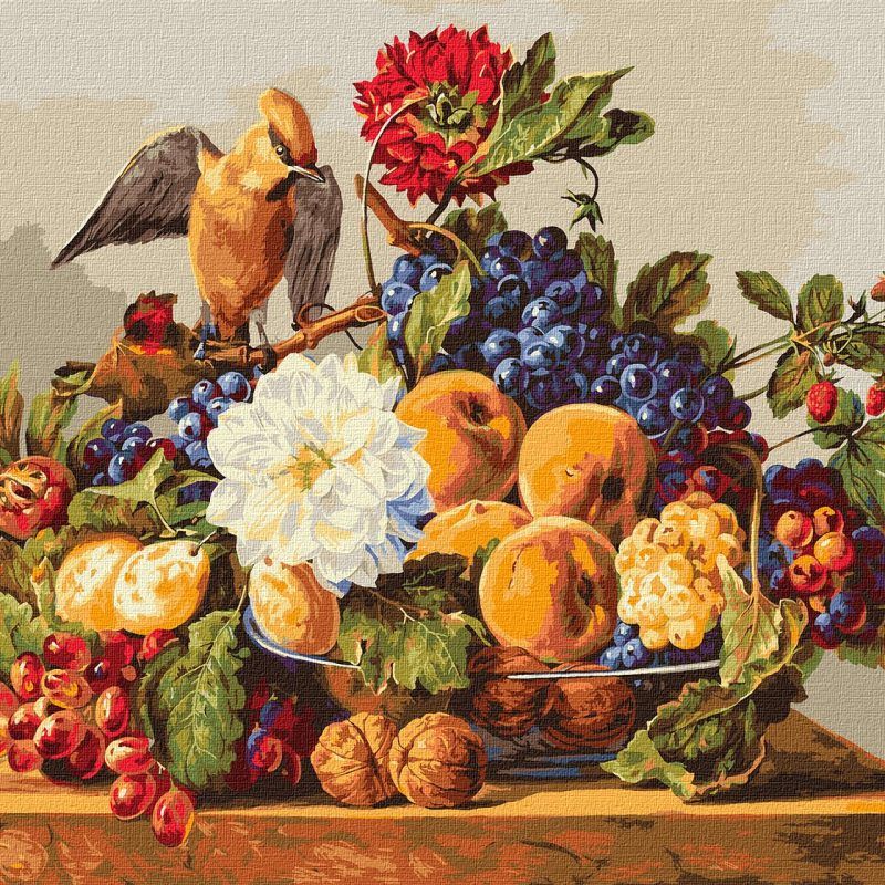 Picturi pe numere cu Natură Statică - Prânz boem