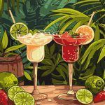 Picturi pe numere cu Natură Statică - Băuturi Exotice