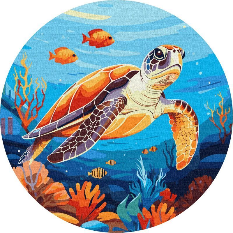 Picturi pe numere cu Animale - Locuitorii oceanului