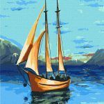 Picturi pe numere cu Peisaje - Romanța mării