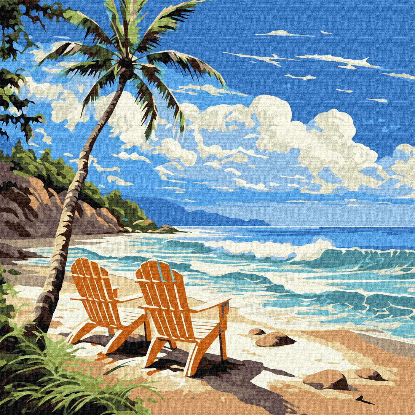 Picturi pe numere cu Peisaje - O lume pentru îndrăgostiți