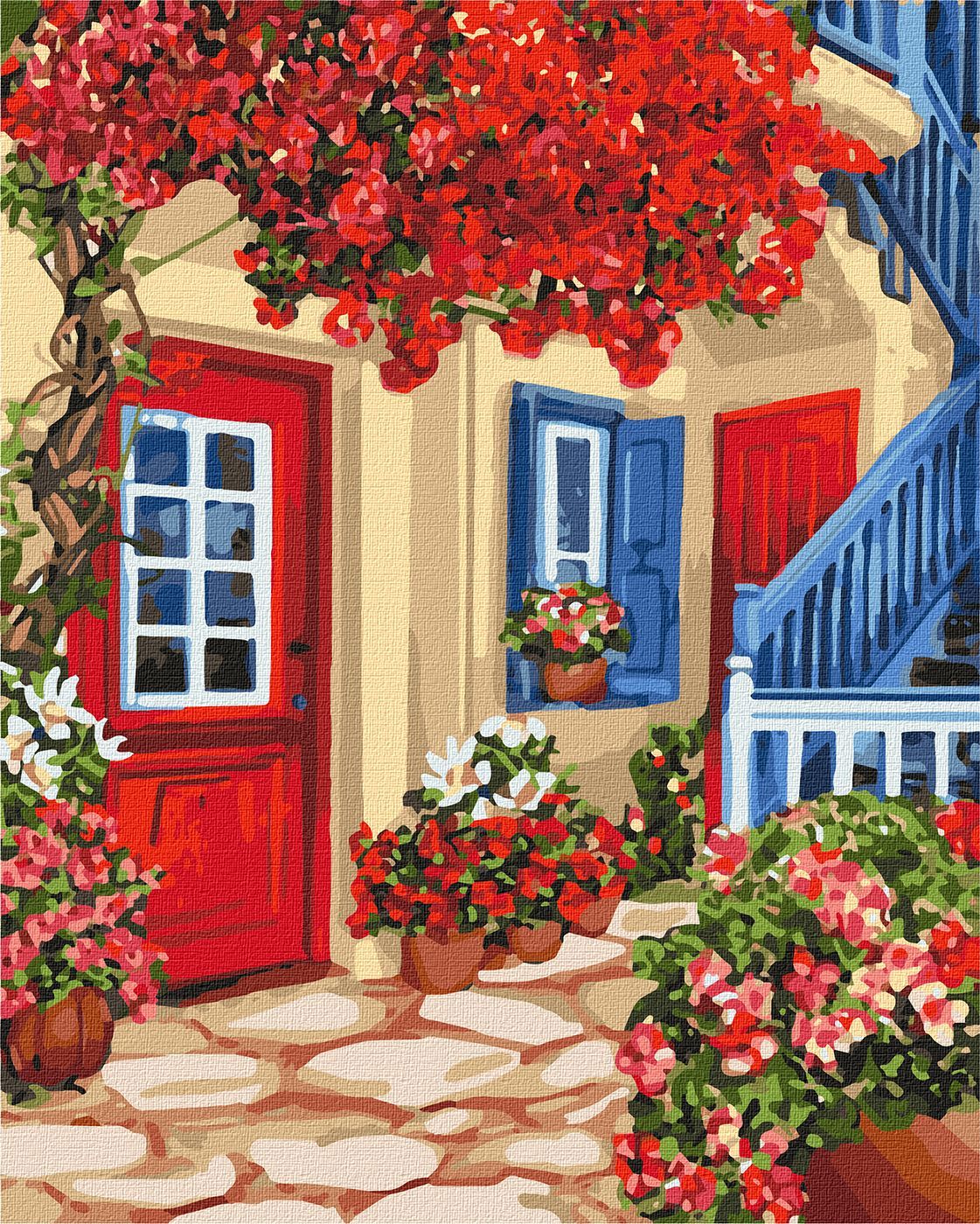 Picturi pe numere cu Clăridi - Mergând pe străzi