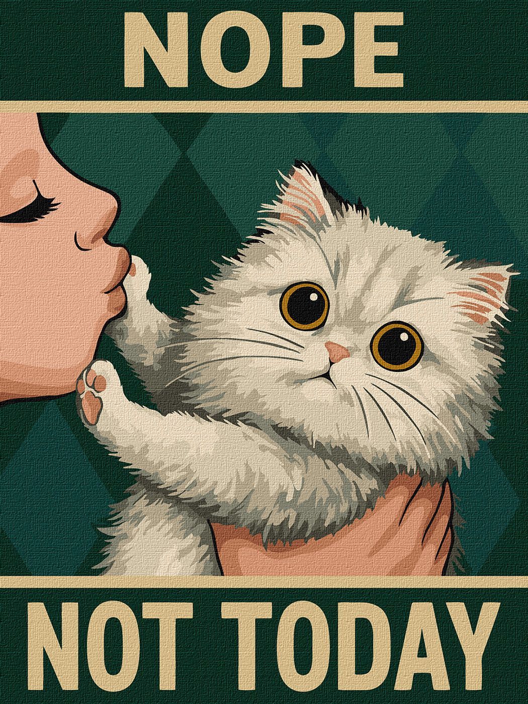 Picturi pe numere cu Animale - Poster Not Today