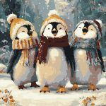 Picturi pe numere cu Animale - Cântece fericite