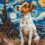 Picturi pe numere cu Animale - Jack russell adorabil