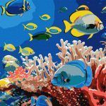 Picturi pe numere cu Viața marină - Viața în ocean