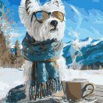 Picturi pe numere cu Animale - Pauză alpină