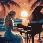 Picturi pe numere cu Portrete - Armonia sunetelor