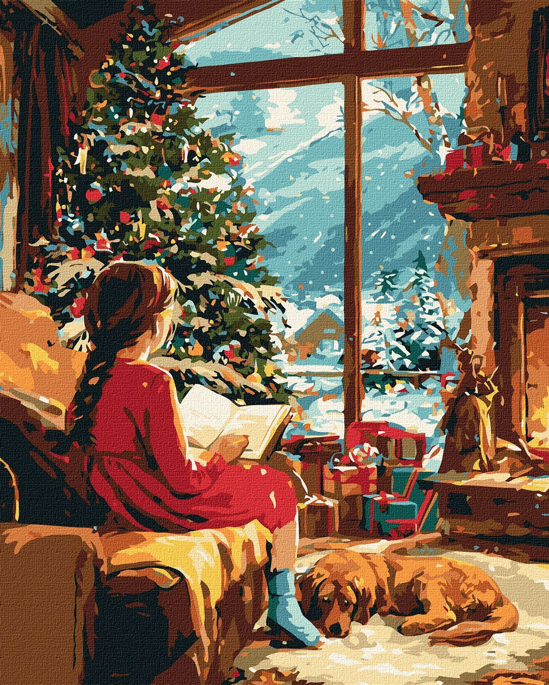 Picturi pe numere cu Portrete - Așteptând un miracol