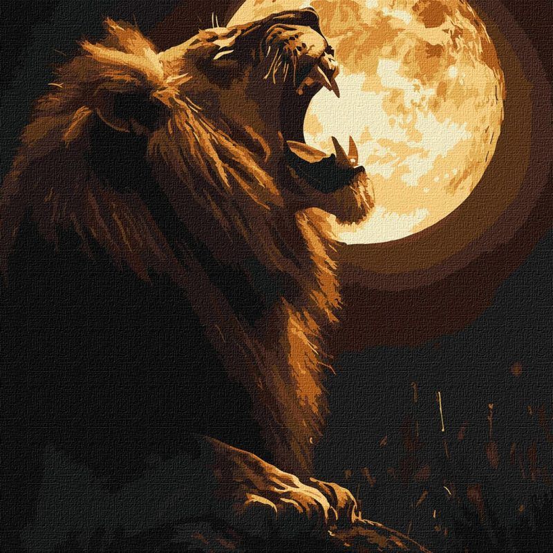Picturi pe numere cu Animale - Predator nocturn