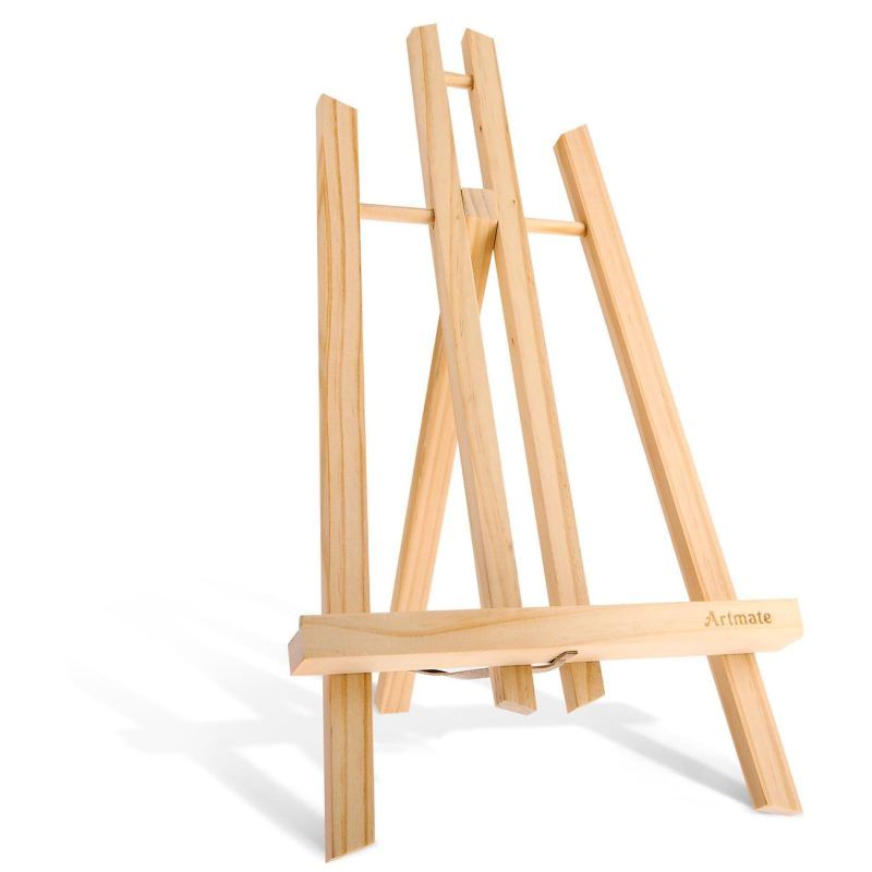 Sevalet de Masa din Lemn de Culoare Naturala 40cm