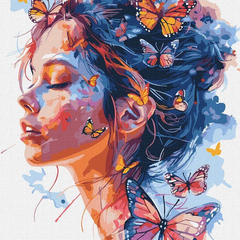 - Fata cu fluturi