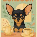 Picturi pe numere cu Animale - Poster – Dimineața cu chihuahua