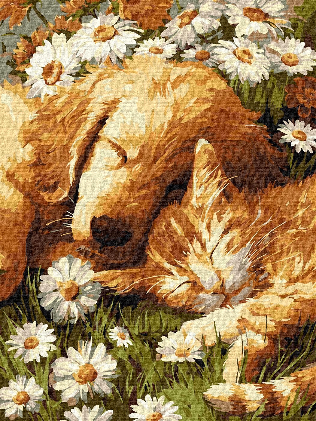 Picturi pe numere cu Animale - Petale și loialitate