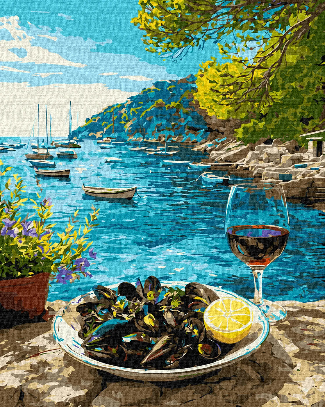Prânz cu fructe de mare